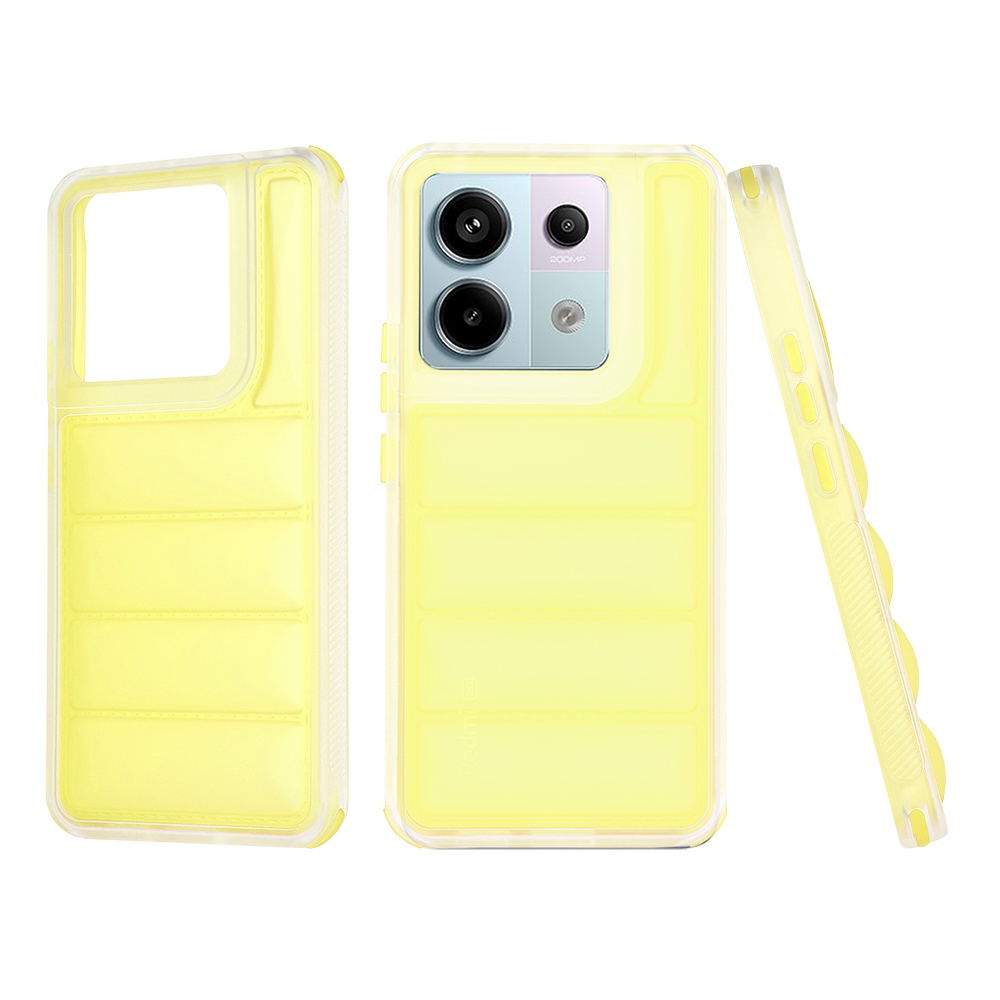 Levně Techsuit Wave Shield Xiaomi Redmi Note 13 Pro 5G Poco X6 Žlutý