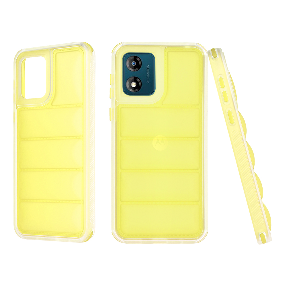 Levně Techsuit Wave Shield Motorola Moto E13 Žlutý