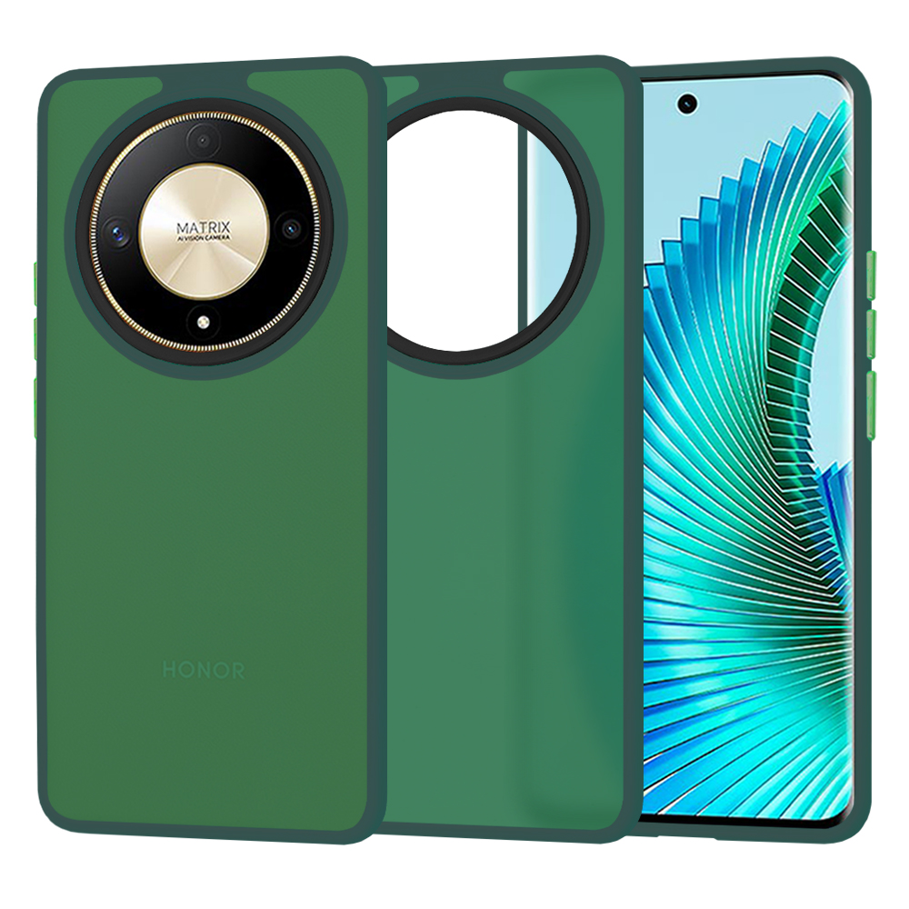 Levně Techsuit HaloFrost Series Honor Magic6 Lite Midnight Green