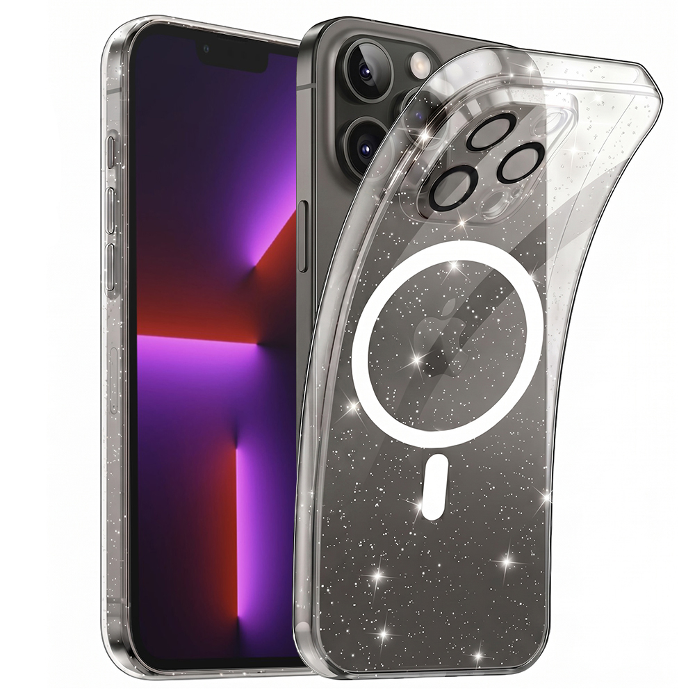 Levně Techsuit SparkleSkin MagSafe Series iPhone 13 Pro Clear