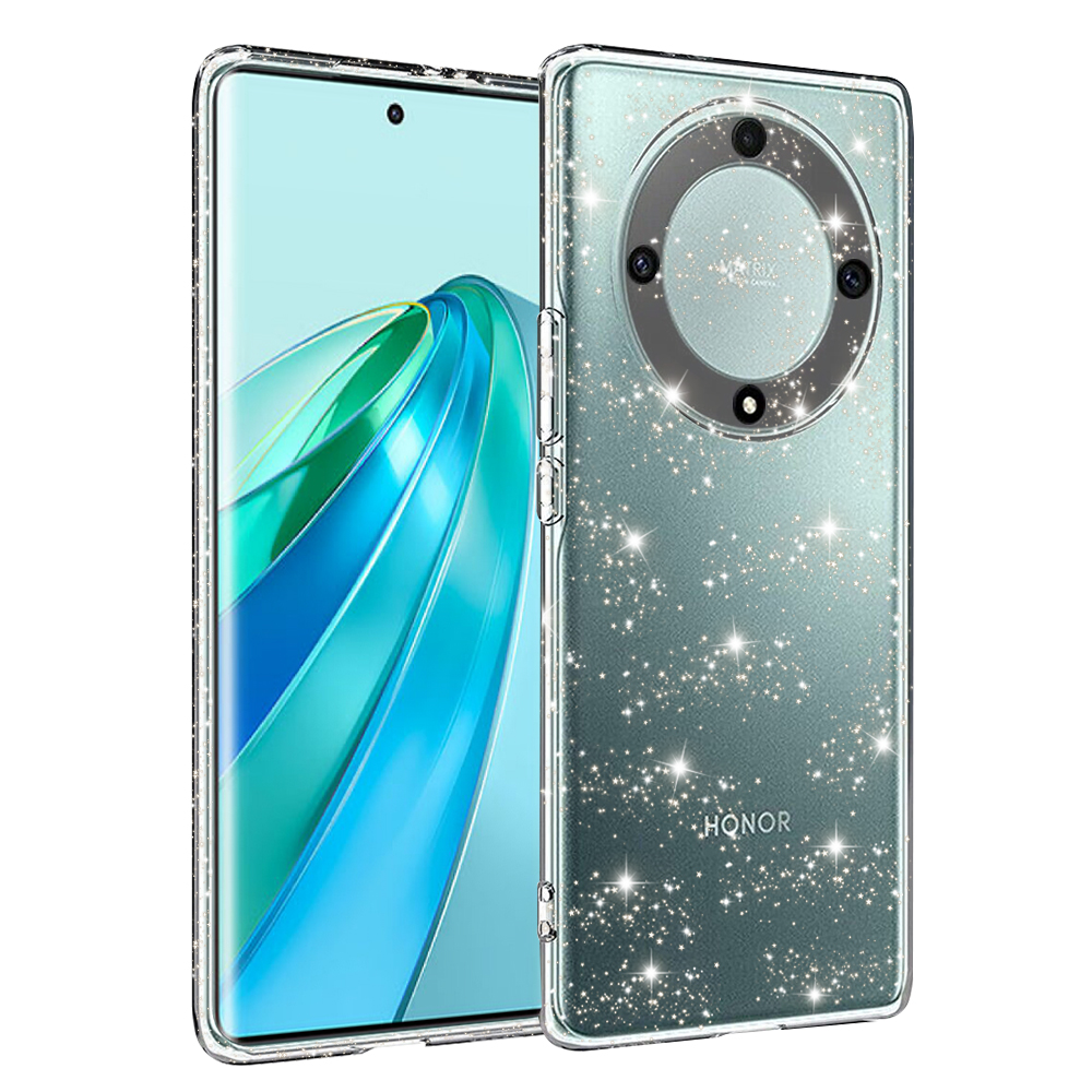 Techsuit SparkleSkin Series Honor X9a Clear