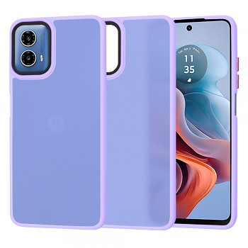 Techsuit HaloFrost Series Motorola Moto G34 G45 Světle Fialová