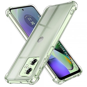 Techsuit Shockproof Clear Silicone pro Motorola Moto G54 G64 Clear