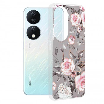 Techsuit Marble Series Honor X7b X7b 5G 90 SMART Bloom of Ruth Gray
