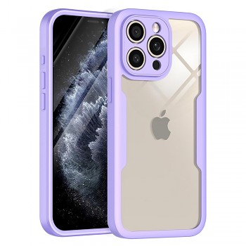 Techsuit ColorVerse 360 Series Screen Protector iPhone 11 Pro Max Purple