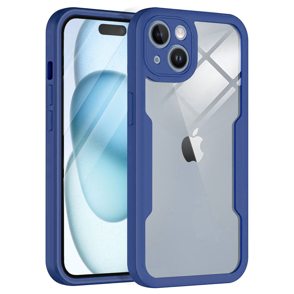 Levně Techsuit ColorVerse 360 Series Screen Protector iPhone 15 Plus Blue