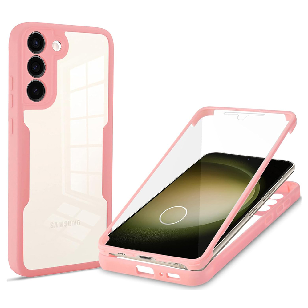 Levně Techsuit ColorVerse 360 Series Screen Protector Samsung Galaxy S23 Plus Pink