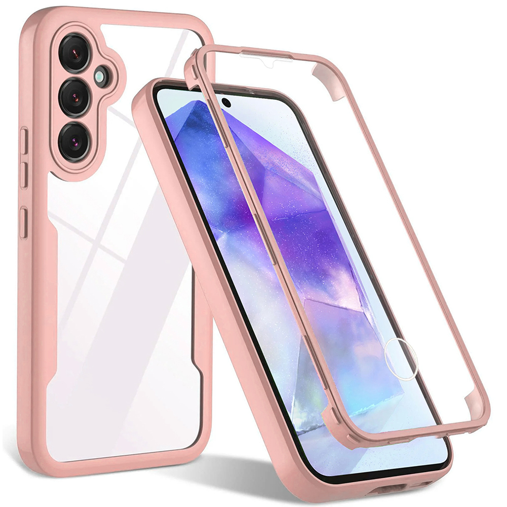 Techsuit ColorVerse 360 Series Screen Protector Samsung Galaxy S24 Plus Pink