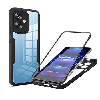 Techsuit ColorVerse 360 Series Screen Protector Oppo A79 OnePlus Nord N30 SE Black