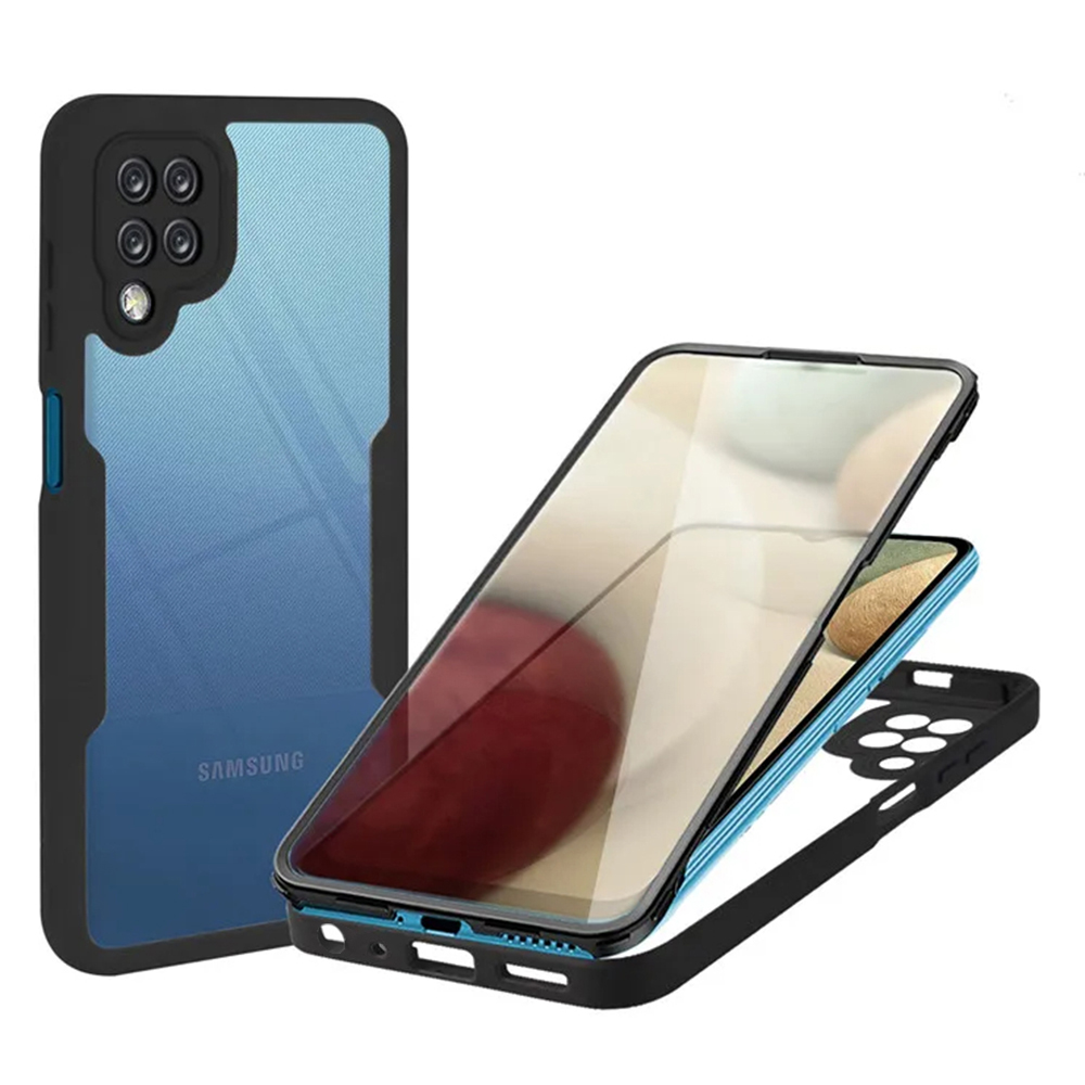 Levně Techsuit ColorVerse 360 Series Screen Protector Samsung Galaxy A12 Black
