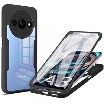 Techsuit ColorVerse 360 Series Screen Protector Xiaomi Redmi A3 Black