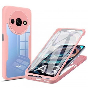 Techsuit ColorVerse 360 Series Screen Protector Xiaomi Redmi A3 A3x Pink