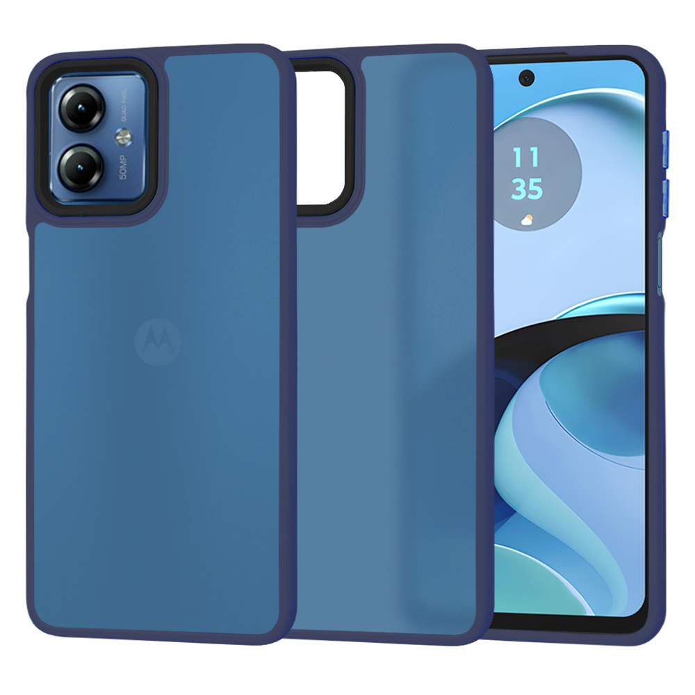 Levně Techsuit HaloFrost Series Motorola Moto G14 Deep Blue