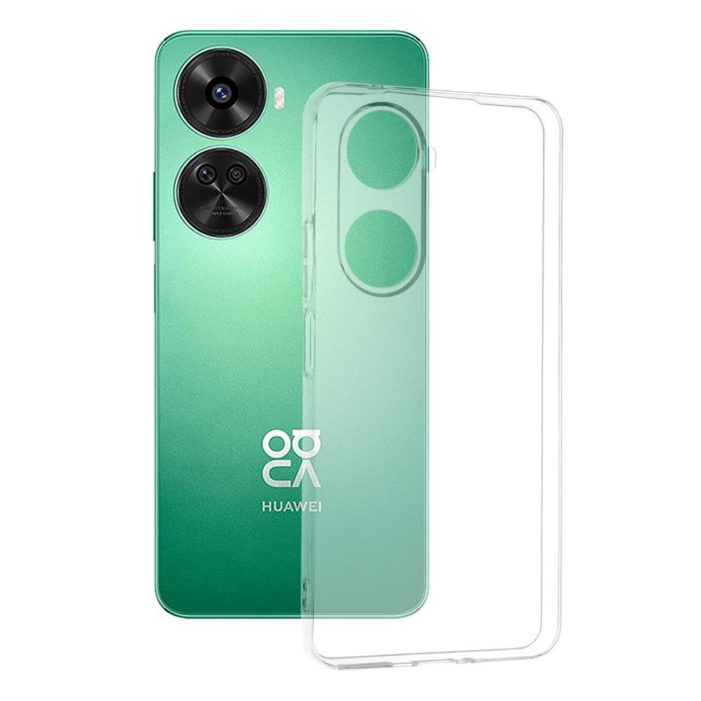 Levně Techsuit Clear Silicone obal pro Huawei nova 11 SE 12 SE Transparent