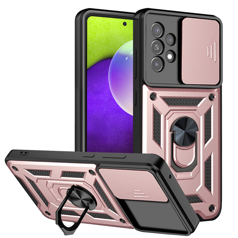 Levně Techsuit CamShield Series Samsung Galaxy A52 A52s 5G Rose Gold