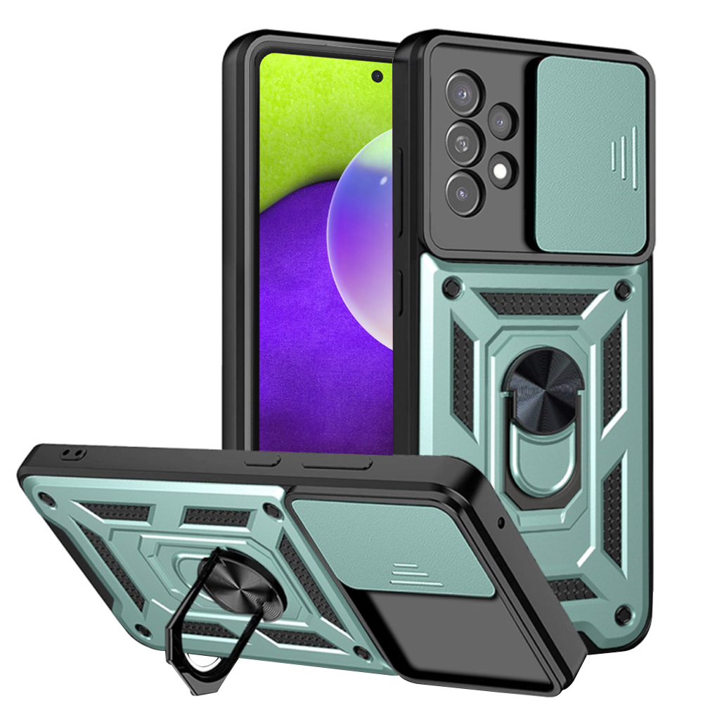 Levně Techsuit CamShield Samsung Galaxy A52 zelený
