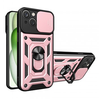 Techsuit CamShield Series iPhone 15 Rose Gold
