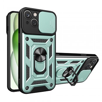 Techsuit CamShield Series iPhone 15 Plus zelené pouzdro