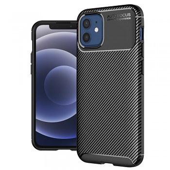 Techsuit CarbonFiber iPhone 12 iPhone 12 Pro Black