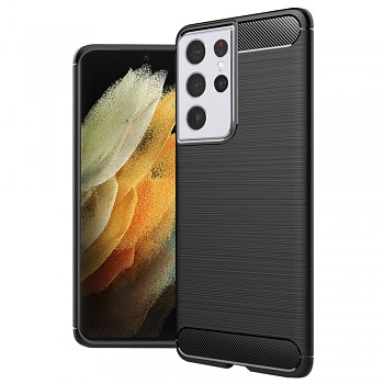 Techsuit CarbonFiber Samsung Galaxy S21 Ultra 5G Black