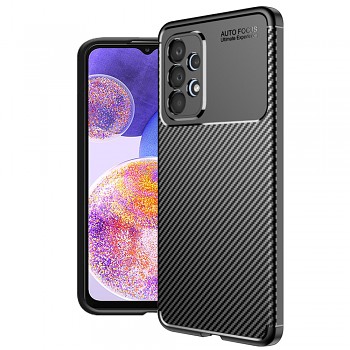 Techsuit CarbonFiber kryt Samsung Galaxy A23 4G 5G černý