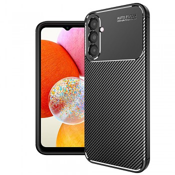 Techsuit CarbonFiber kryt Samsung Galaxy A14 4G 5G Black