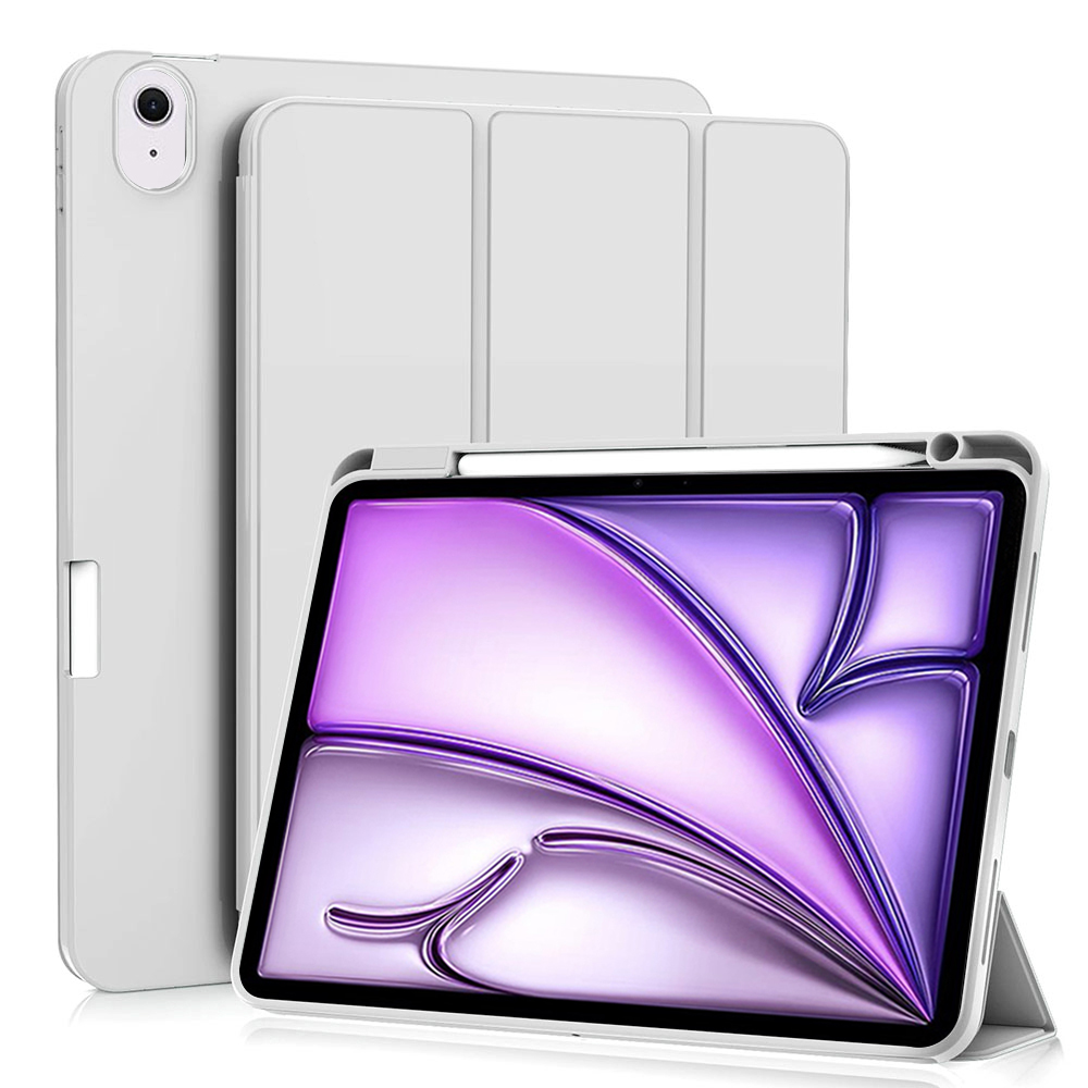 Levně Techsuit Flex Trifold s držákem na tužku pro iPad Air 11 Gray