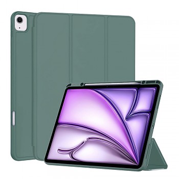 Techsuit Flex Trifold s držákem na tužku iPad Air 13 Zelený