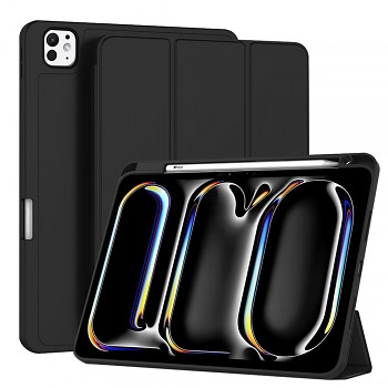 Techsuit Flex Trifold s tužkou iPad Pro 11 24 25 černý