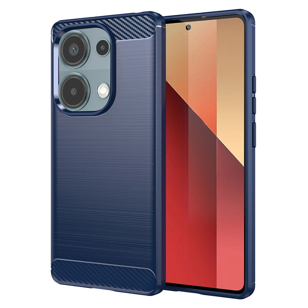 Levně Techsuit CarbonSilicone Redmi Note13Pro4G PocoM6Pro4G modrá