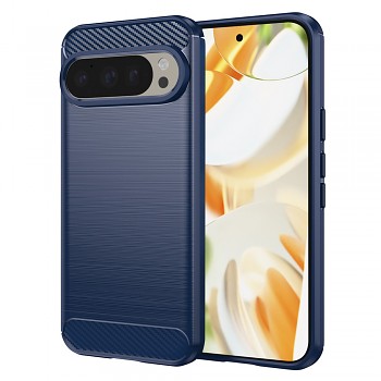 Techsuit Carbon Silicone pouzdro Google Pixel 9 Pro 9 modré