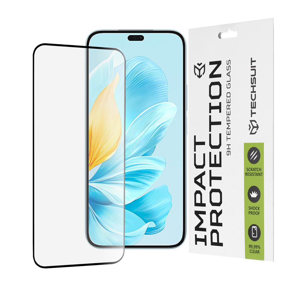 Levně Techsuit 111D Full Cover Full Glue Glass Honor 200 Lite Black