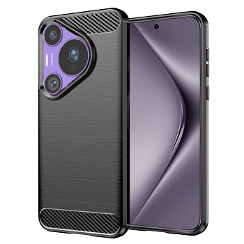 Techsuit Karbon Silikon Huawei Pura 70 Pro Black