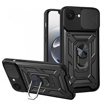 Techsuit CamShield Series kryt iPhone 16e černý