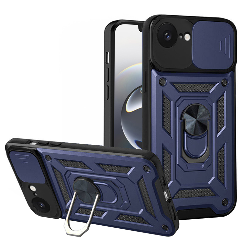 Levně Techsuit CamShield Series iPhone 16e modré pouzdro