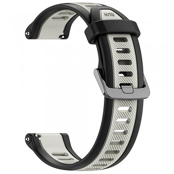 Techsuit Řemínek 22mm Huawei GT2 GT3 Pro Xiaomi S1 Šedý