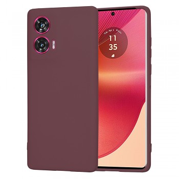 Techsuit SoftFlex kryt Motorola Edge 50 Fusion švestkový
