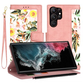 Techsuit FlipCraft kryt Galaxy S22 Ultra 5G Sweetheart Pink