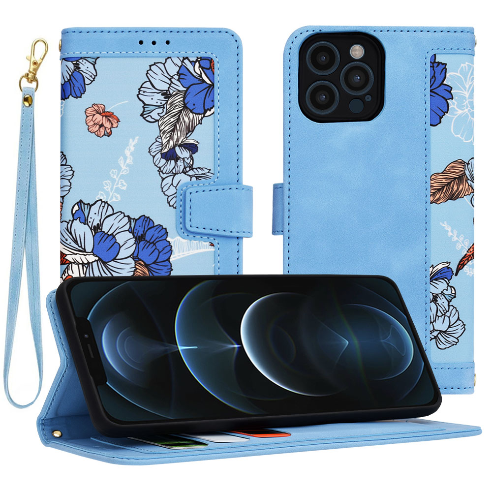 Levně Techsuit FlipCraft iPhone 12 Pro Max Vibrant Blue kryt