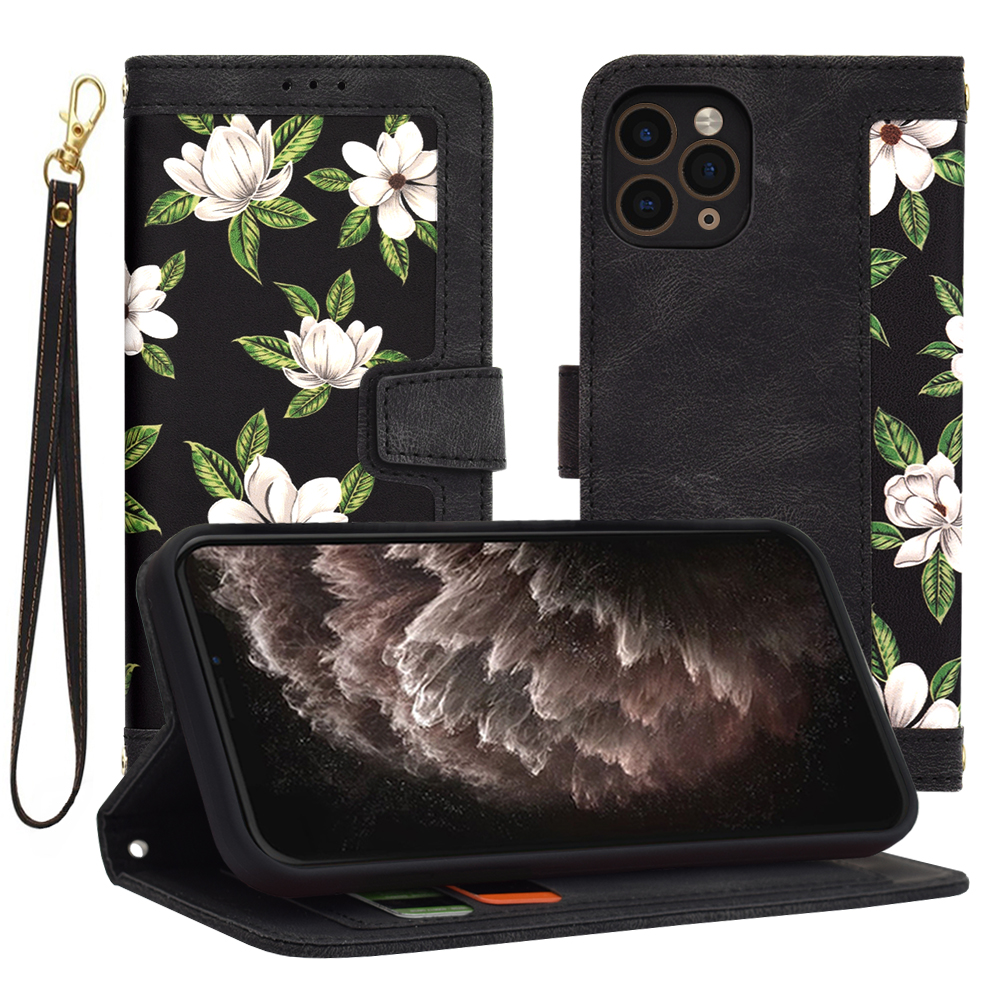 Levně Techsuit FlipCraft iPhone 11 Pro Flowers of the Dawn