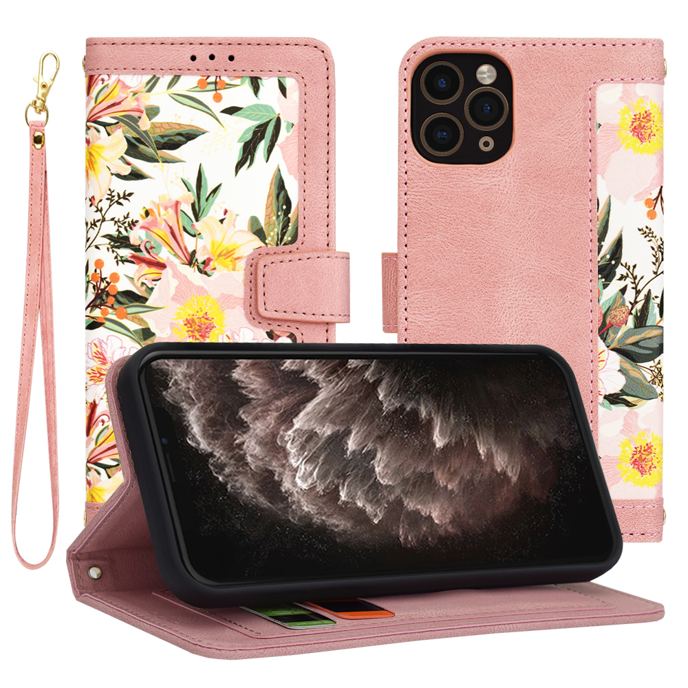 Levně Techsuit FlipCraft kryt iPhone 11 Pro Sweetheart Pink