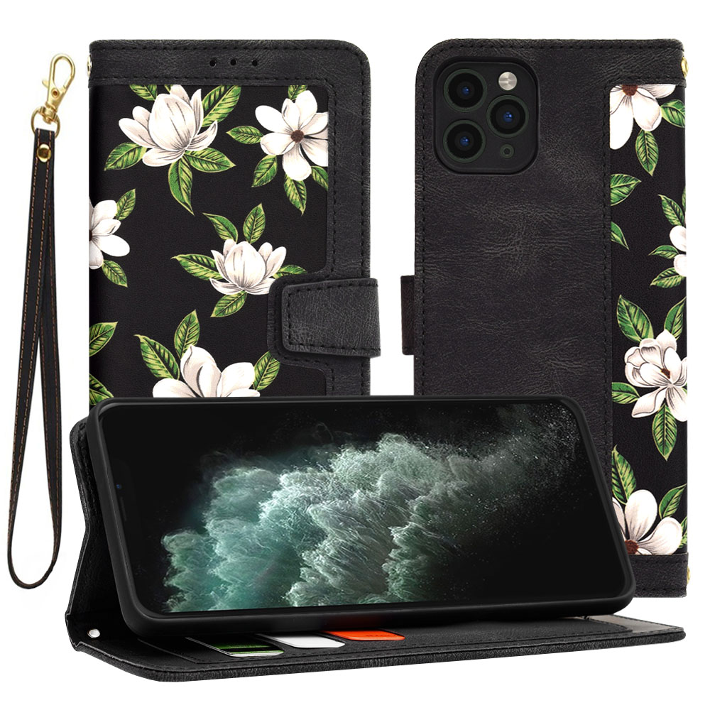 Levně Techsuit FlipCraft iPhone 11 Pro Max Flowers of the Dawn