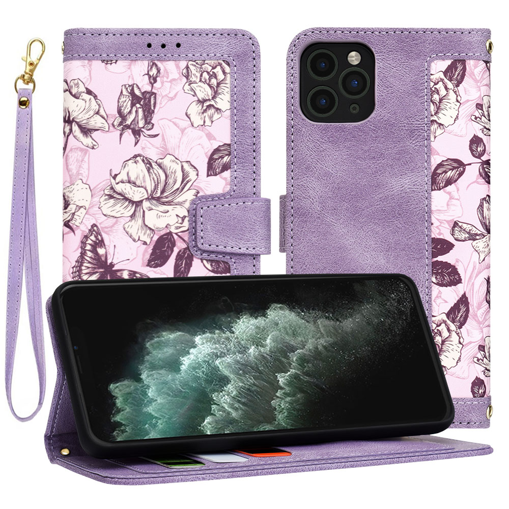Levně Techsuit FlipCraft iPhone 11 Pro Max Tajemná fialová