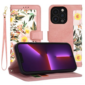 Techsuit FlipCraft iPhone 13 Pro Sladce růžová