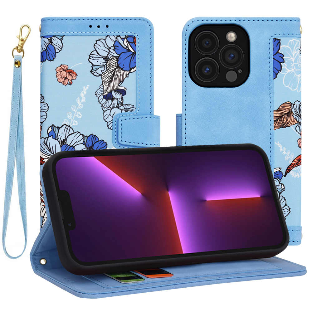Levně Obal Techsuit FlipCraft pro iPhone 13 Pro Vibrant Blue