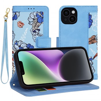 Techsuit FlipCraft iPhone 14 Živá modrá