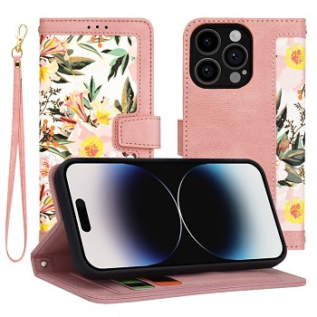 Techsuit FlipCraft kryt iPhone 14 Pro Sweetheart Pink