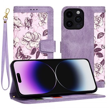 Techsuit FlipCraft iPhone 14 Pro Max Mysterious Purple
