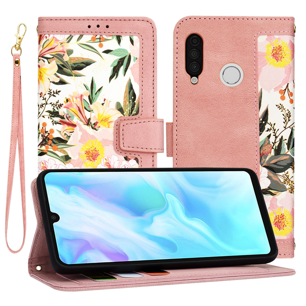 Levně Techsuit FlipCraft Huawei P30 Lite P30 Lite NE Sladká růžová
