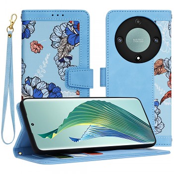 Techsuit FlipCraft Honor Magic5 Lite Zářivě modrá